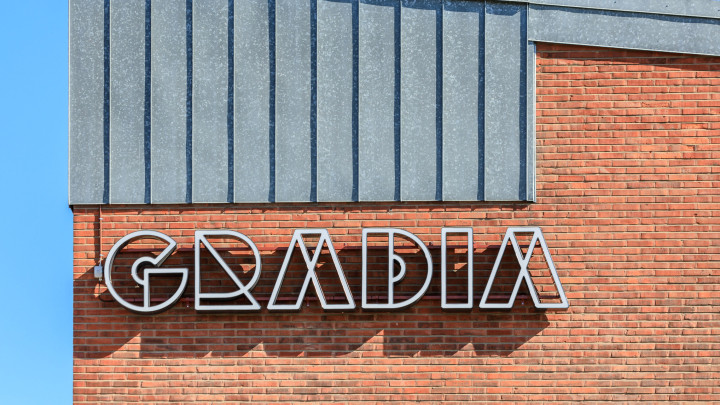 Kuva Gradian kiinteistörakennuksesta