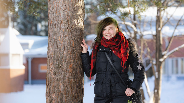 Nuorisotyöntekijä Kiia Heinänen-Hyvärinen.