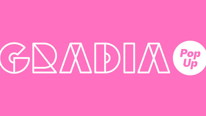 Gradia Pop-Up banneri pinkki