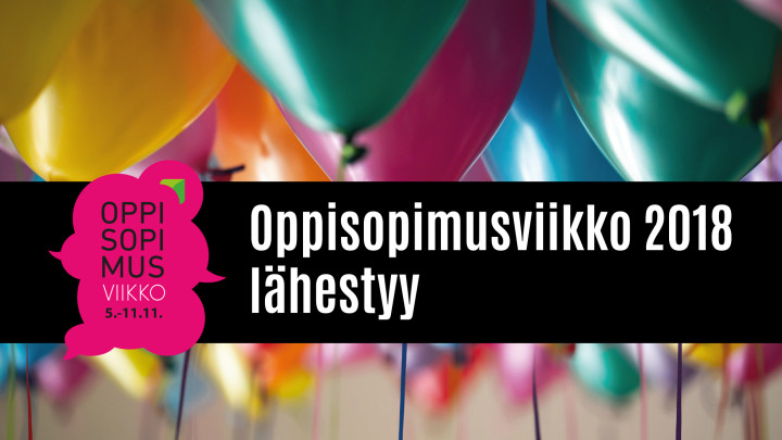 Oppisopimusviikko 2018 lähestyy